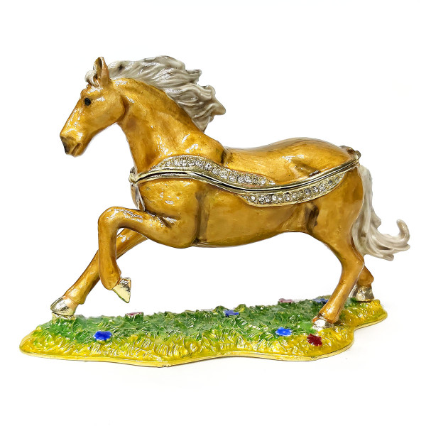 Шкатулка под Фаберже "Лошадь" №BP3063K2 Шкатулка под Фаберже "Лошадь" №BP3063K2