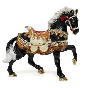 Шкатулка под Фаберже "Лошадь" №BP35K2