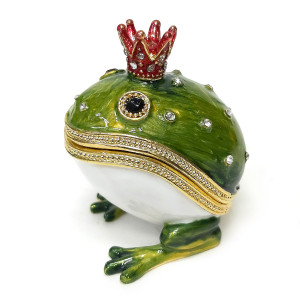 Шкатулка под Фаберже "Лягушка-царевна" №BP2102K1