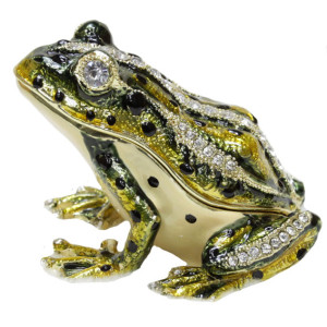 Шкатулка под Фаберже "Лягушка" №BP466K1