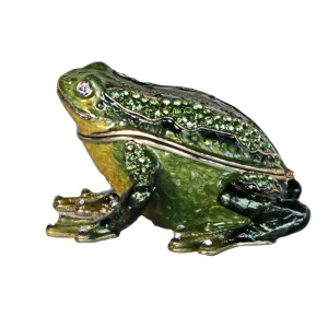 Шкатулка под Фаберже "Лягушка толстая" №BP619K1