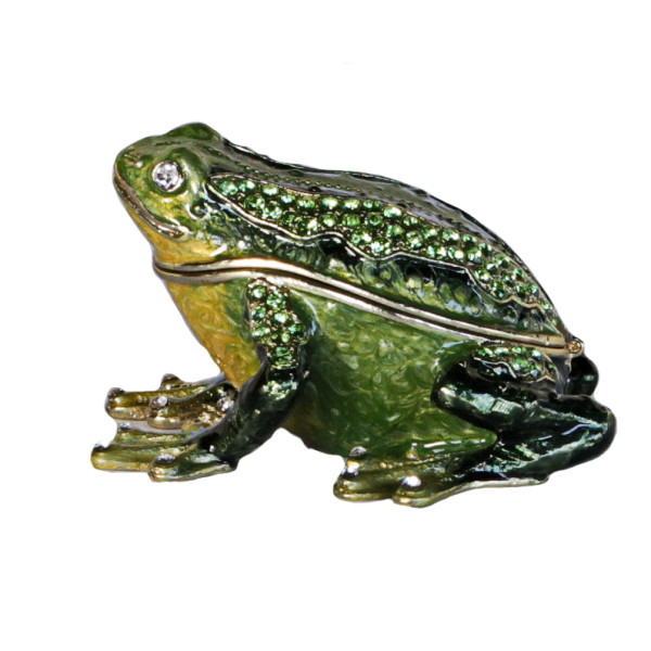 Шкатулка под Фаберже "Лягушка толстая" №BP619K1 Шкатулка под Фаберже "Лягушка толстая" №BP619K1