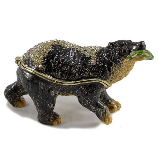 Шкатулка под Фаберже "Медведь" №BP1467K1 Шкатулка под Фаберже "Медведь" №BP1467K1