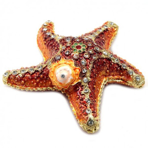 Шкатулка под Фаберже "Морская звезда" №BP764K1