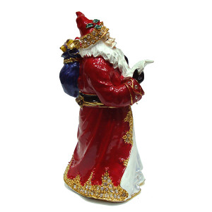 Шкатулка под Фаберже "Дед мороз" №BP3162K1