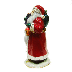 Шкатулка под Фаберже "Дед мороз" №BP3163K1