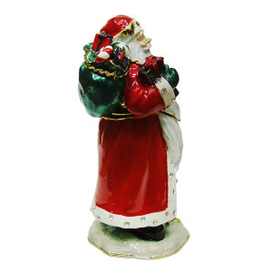 Шкатулка под Фаберже "Дед мороз" №BP3163K1