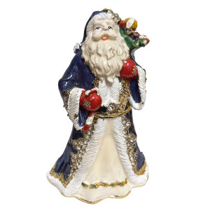 Шкатулка под Фаберже "Дед мороз" №BP434K1