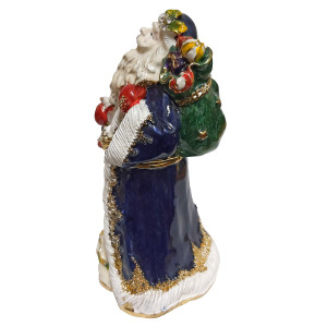 Шкатулка под Фаберже "Дед мороз" №BP434K1