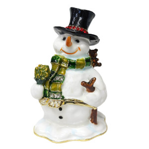 Шкатулка под Фаберже "Снеговик" №BP2151K1