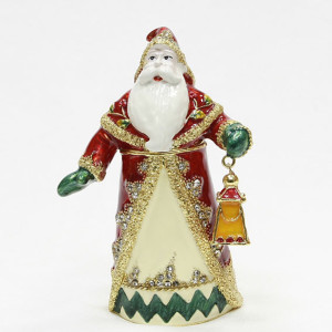 Шкатулка под Фаберже "Дед мороз" №BP430K2