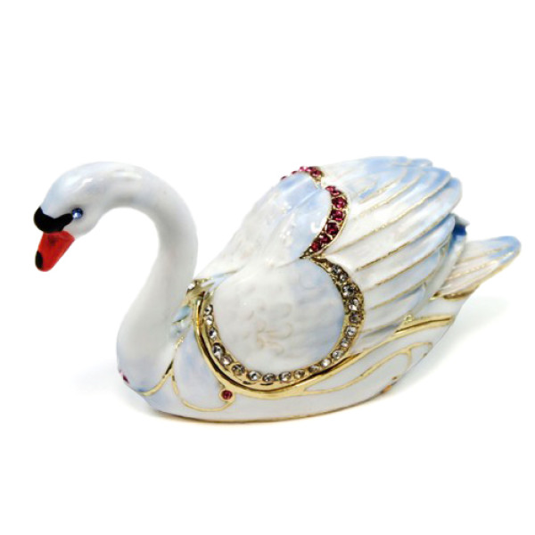 Шкатулка под Фаберже "Лебедь" №BP122K1 Шкатулка под Фаберже "Лебедь" №BP122K1