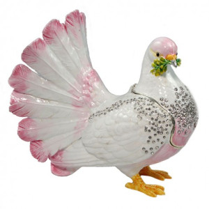 Шкатулка под Фаберже "Голубка большая" №BP2539S1