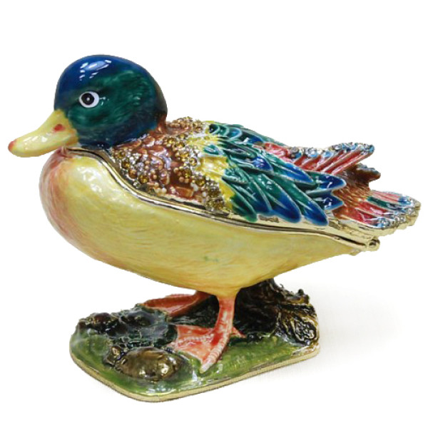 Шкатулка под Фаберже "Утка-Кряква" №BP633K1 Шкатулка под Фаберже "Утка-Кряква" №BP633K1