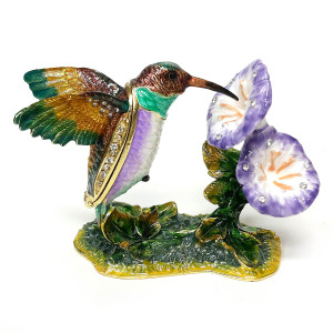 Шкатулка под Фаберже "Колибри" №BP3022K1