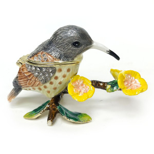 Шкатулка под Фаберже "Колибри" №BP3617K2