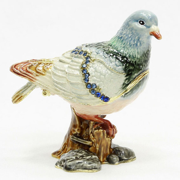 Шкатулка под Фаберже "Голубь" №BP762K1 Шкатулка под Фаберже "Голубь" №BP762K1