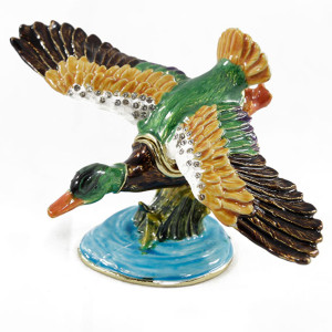 Шкатулка под Фаберже "Утка летит" №BP2265K1