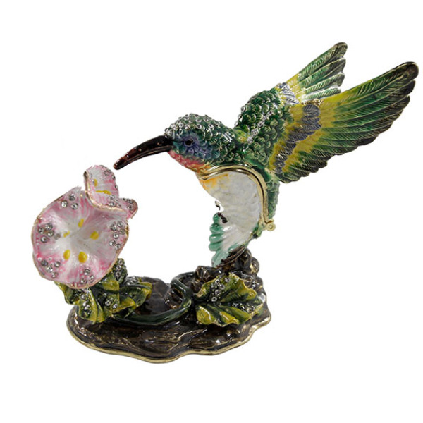 Шкатулка под Фаберже "Колибри" №BP1754K1 Шкатулка под Фаберже "Колибри" №BP1754K1