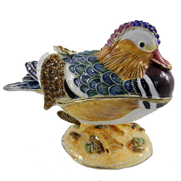 Шкатулка под Фаберже "Утка-Мандаринка" №BP514K1 Шкатулка под Фаберже "Утка-Мандаринка" №BP514K1