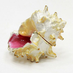 Шкатулка под Фаберже "Ракушка Рапан" №BP605K3