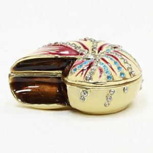 Шкатулка под Фаберже "Ракушка Наутилус" №BP64K1