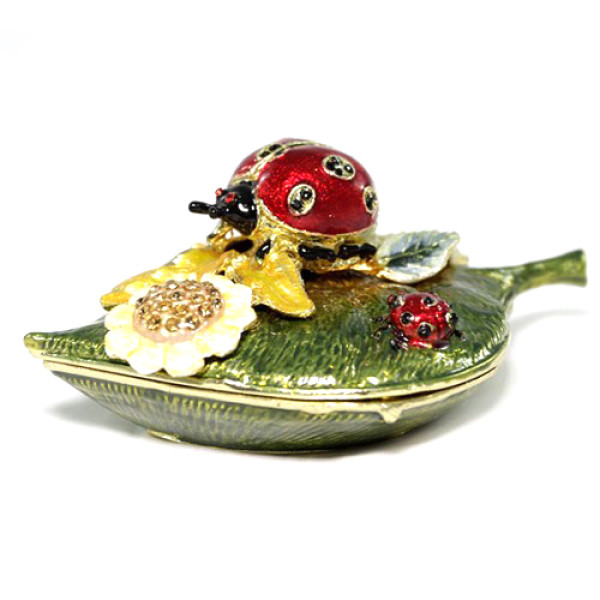 Шкатулка под Фаберже "Божья коровка" №BP1709K1 Шкатулка под Фаберже "Божья коровка" №BP1709K1