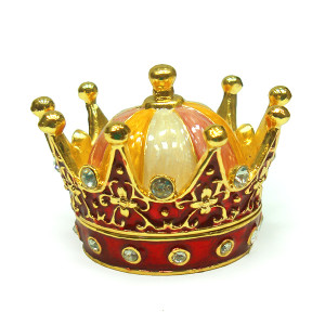 Шкатулка под Фаберже "Корона" №BP558K1