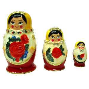 Шкатулка под Фаберже "Матрешка" №BP2680