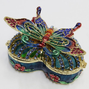 Шкатулка под Фаберже "Бабочка" №BP712K1