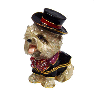 Шкатулка под Фаберже "Йорк в шляпе" №BP2971K1