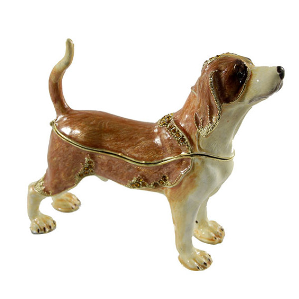 Шкатулка под Фаберже "Лабрадор" №BP452K2 Шкатулка под Фаберже "Лабрадор" №BP452K2