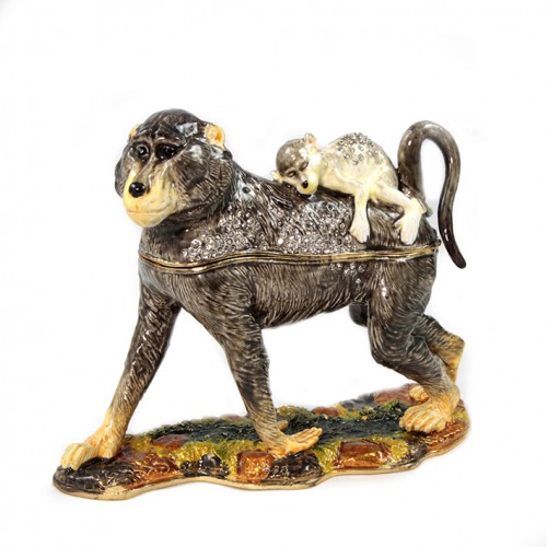 Шкатулка под Фаберже "Бабуин" №BP2509K1