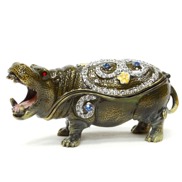 Шкатулка под Фаберже "Бегемот" №BP956K1 Шкатулка под Фаберже "Бегемот" №BP956K1