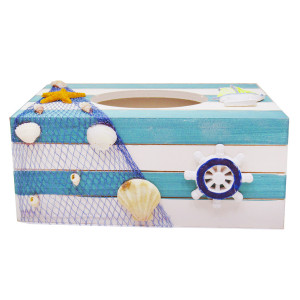 Шкатулка салфетница "Морская тема" №A339