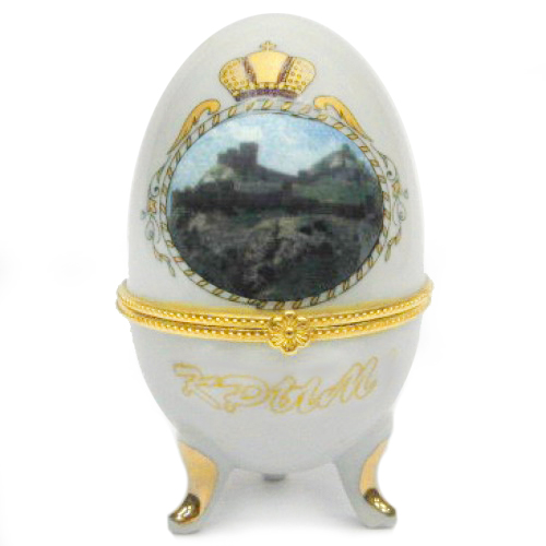 Шкатулка яйцо "Крым-Судакская крепость" №032