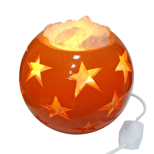 Соляная (солевая) лампа "Мандариновые сны" №2022