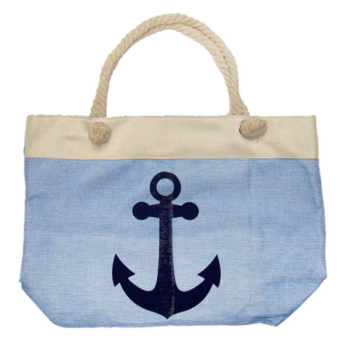 Пляжная сумка текстильная "Якорь" №SUM-10