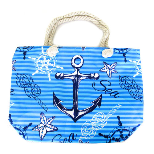 Пляжная сумка текстильная "Якорь" №SUM-25