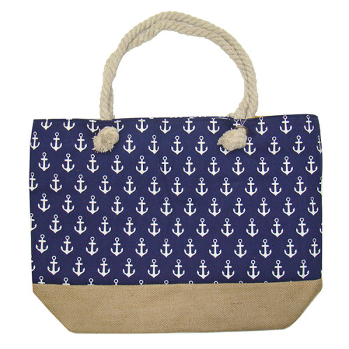 Пляжная сумка текстильная "Якоря малые" №SUM-8