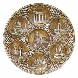 Тарелка из гипса "Крым" №T852