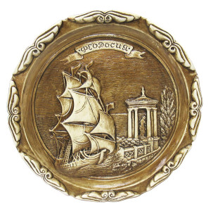 Тарелка из гипса "Феодосия" №T857-3