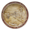 Тарелка из гипса "Ялта" №T516