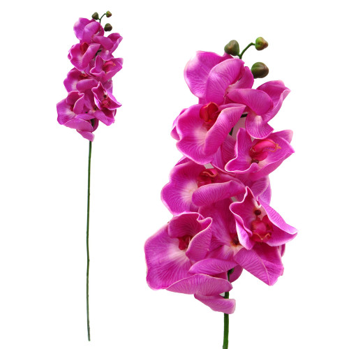 Искусственный цветок для декора "Орхидея розовая" №0373-01-R